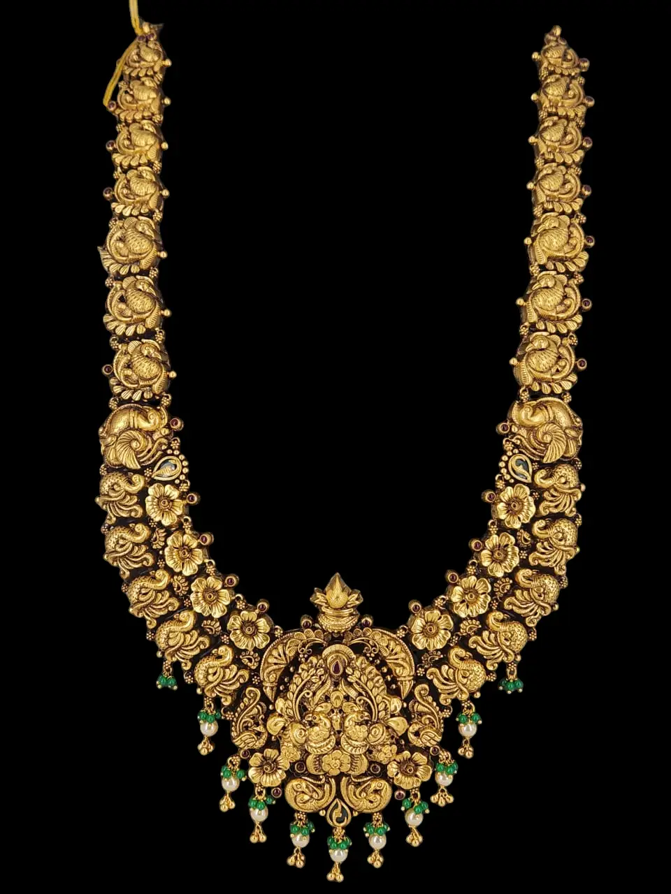 gold longharam designs in 70grams