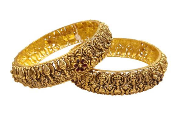 Gold bangles in 40grams designs